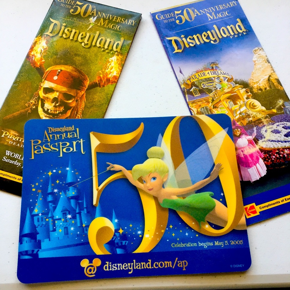 50th Disneyland anniversary items
